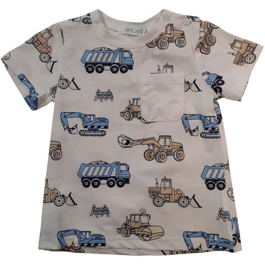 MR Jek T-Shirt Bambino Fantasia Mezzi Da Lavoro JA - 2468 - DarSaGiocattoli