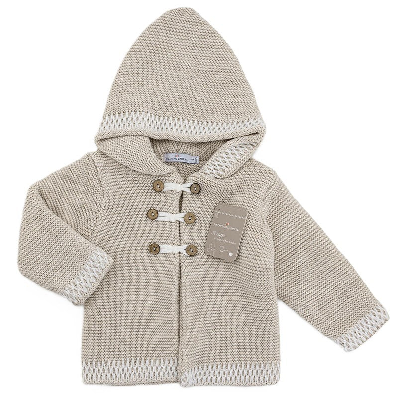 Nazareno Gabrielli Cappotto Neonato Con Cappuccio NG2033 - 8052960406011 - DarSaGiocattoli