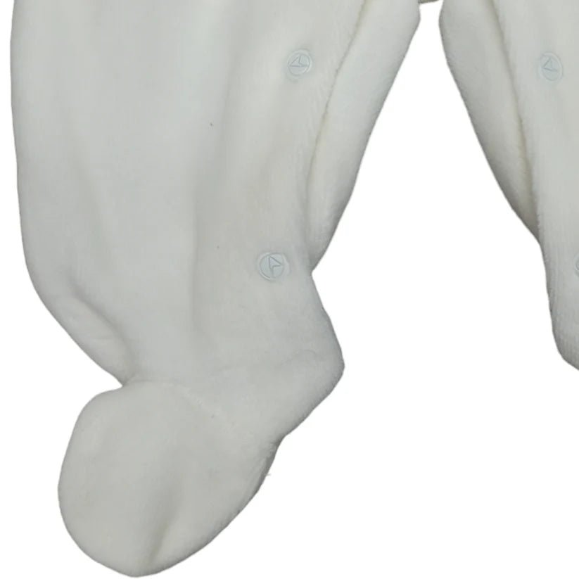 Nazareno Gabrielli Tutina Neonata In Ciniglia NG - 2210 Bianco - 8033300400661 - DarSaGiocattoli