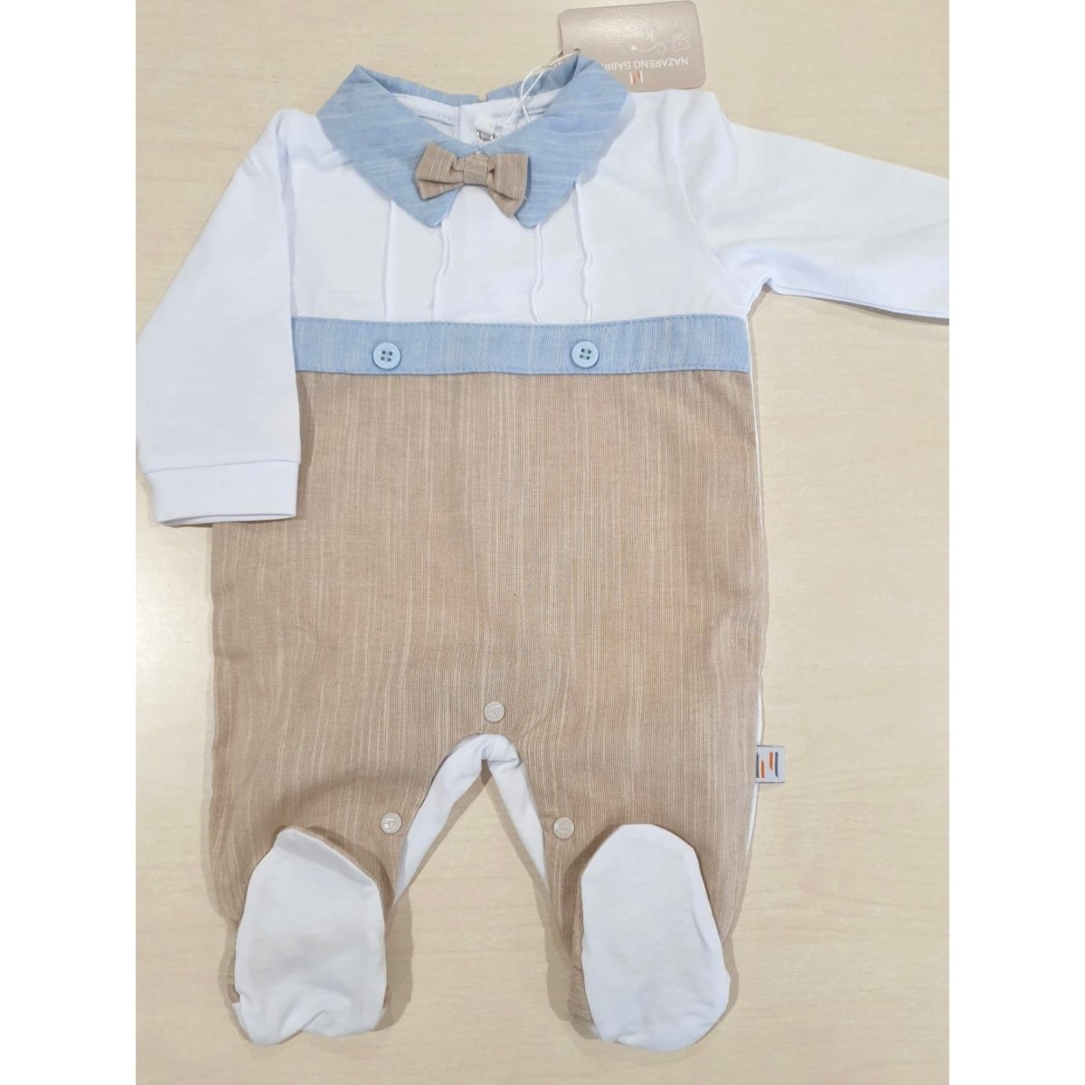 Nazareno Gabrielli Tutina Neonato Maschietto In Jersey Cotone NG3610 Dis.44 - 8052960466343 - DarSaGiocattoli