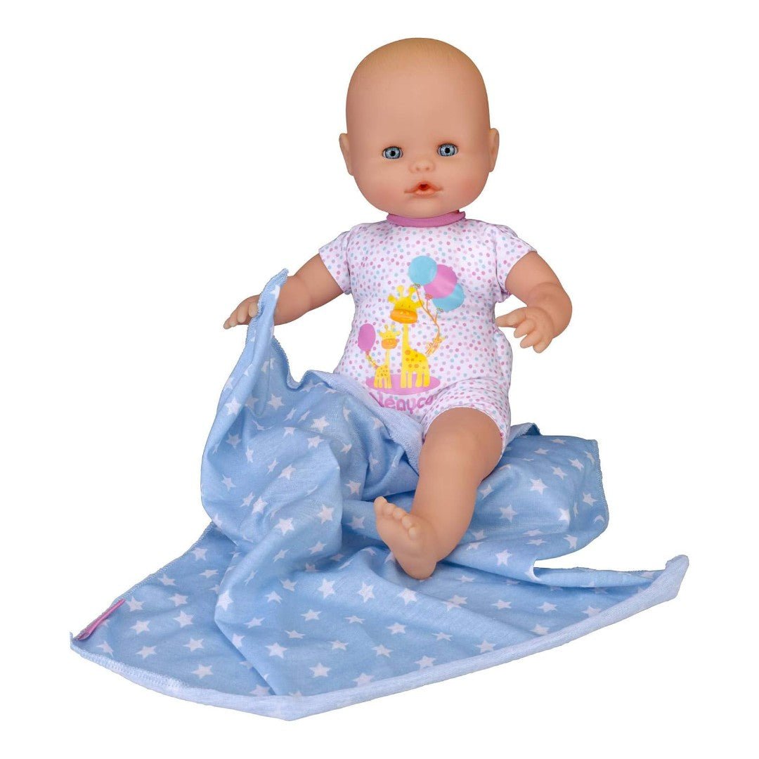 Nenuco bebè con copertina azzurra e con suoni come un vero bebè 700015452 - 8410779074119 - DarSaGiocattoli