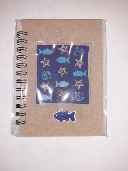 Notebook Wood Fish 12x8x18,2 cm Nikoffice 56NIK004 - 8033593093922 - DarSaGiocattoli