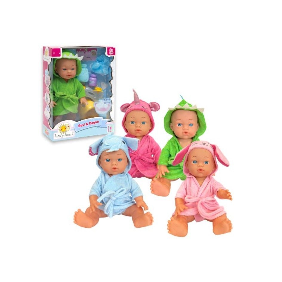 ODG Bambolotto 35cm Acc. Bagno ODG1063 - 0806891571366 - DarSaGiocattoli
