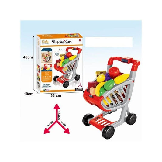 ODG Carrello della Spesa Giocattolo con Accessori Per Divertenti Avventure al Supermercato ODG1017 - 0806891570895 - DarSaGiocattoli
