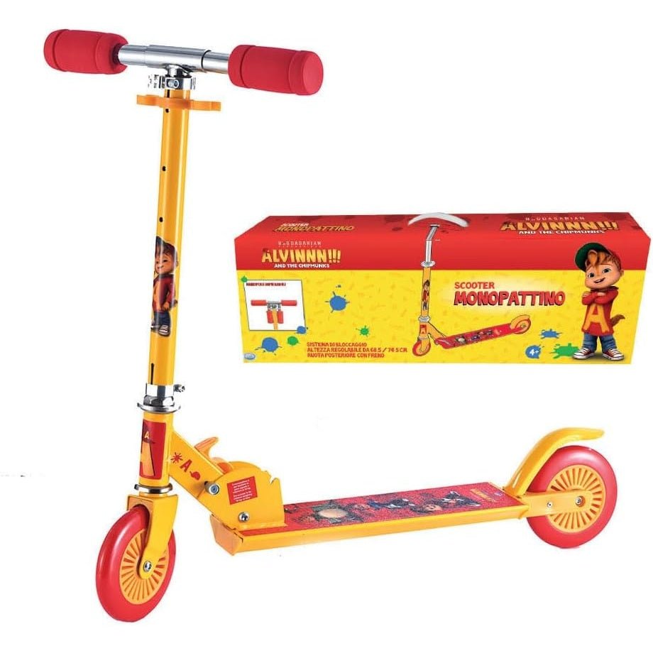 ODS Monopattino Alvin & Chip Altezza Regolabile 72 - 78 cm 48901 - 8017293489018 - DarSaGiocattoli