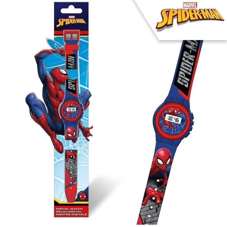 Orologio Digitale Bambino Spiderman Spider - Man KE02 Kids Euroswan SPD4972 - 8435507874724 - DarSaGiocattoli