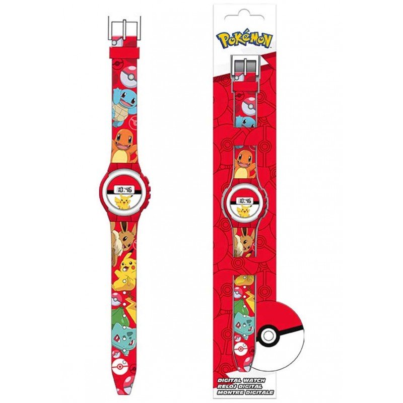 Orologio Pokemon Digitale Rocco Giocattoli 24006232 75773 - 8027679075773 - DarSaGiocattoli