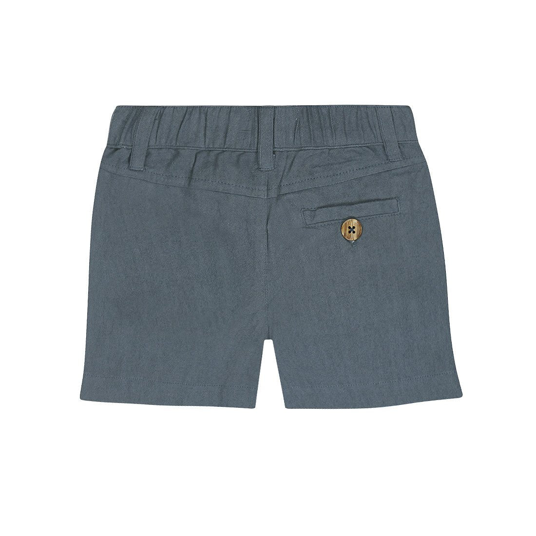 Pantaloncini Neonato In Lino Blu Acciaio Dirkje N58615 - 8720815594113 - DarSaGiocattoli