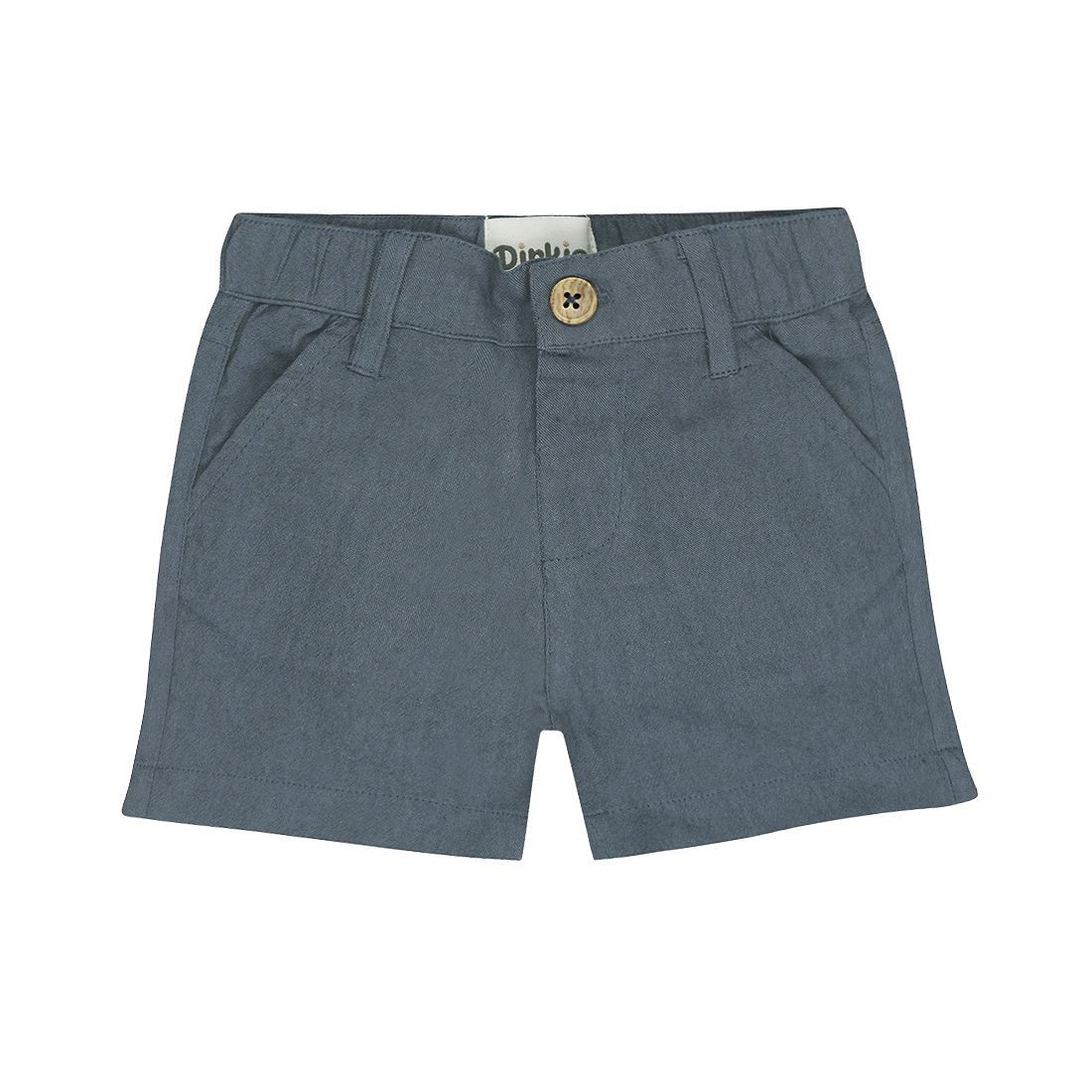 Pantaloncini Neonato In Lino Blu Acciaio Dirkje N58615 - 8720815594113 - DarSaGiocattoli