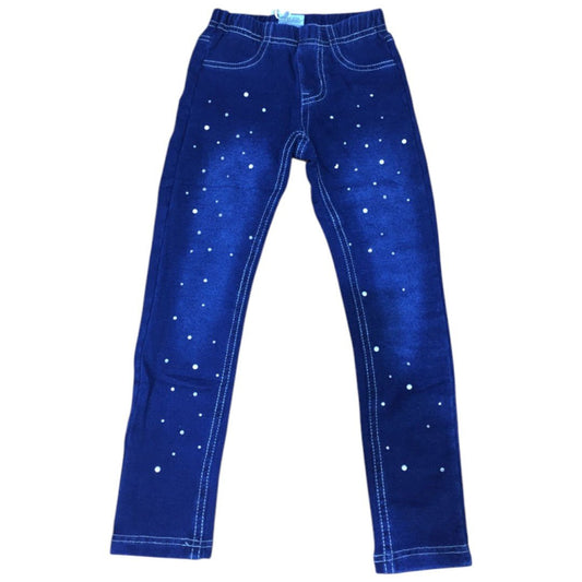 Pantaloni Bambina Elasticizzati Con Brillanti Invernale Best Kinds PRA680 -  - DarSaGiocattoli
