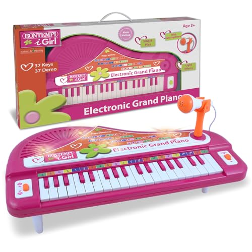 Piano Elettronico Bontempi 37 Tasti Con Microfono 10 2071 Per Bambini - 0047663335346 - DarSaGiocattoli