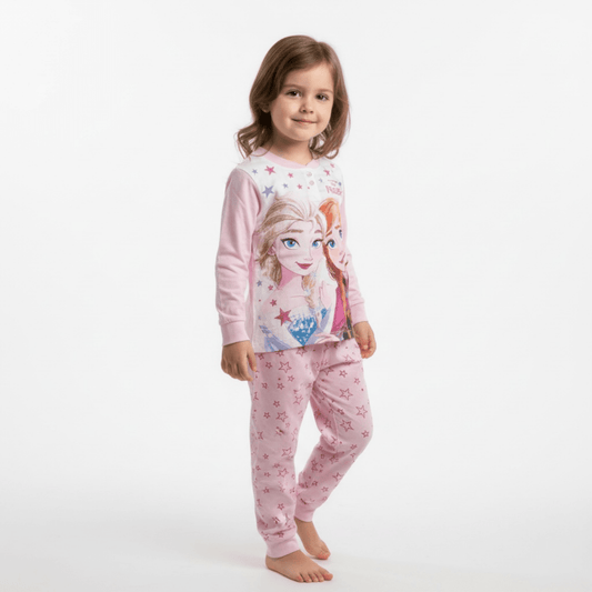 Pigiama Bambina Frozen Disney Lungo In Cotone Jersey Sabor 4019 - 8052201653518 - DarSaGiocattoli