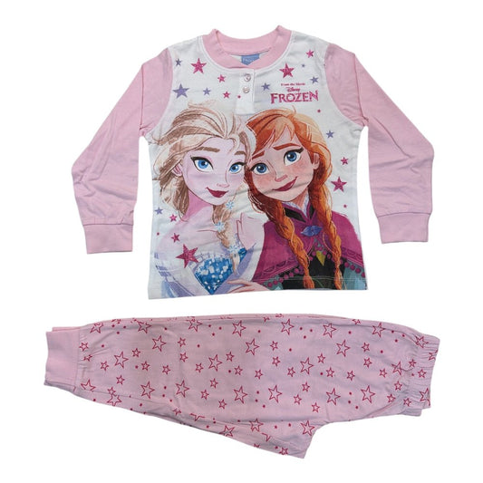 Pigiama Bambina Frozen Disney Lungo In Cotone Jersey Sabor 4019 - 8052201653518 - DarSaGiocattoli