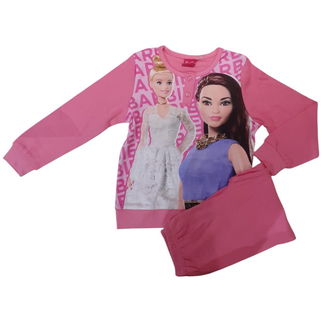 Pigiama Barbie Bambina Bar - 1510 Polsini e Manica Lunga - 5949082530386 - DarSaGiocattoli