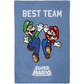 Plaid In Pile Super Mario e Luigi "Best Team" 100x150 cm SMA-1612 - 5949082531369 - DarSaGiocattoli