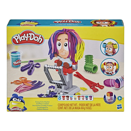Play-Doh (PlayDoh) Hasbro Fantastico Barbiere Playset con Pasta da Modellare e Accessori per Bambini dai 3+ Anni - DarSaGiocattoli