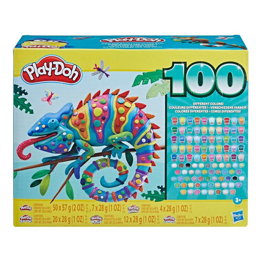 Play-Doh (PlayDoh) Wow 100 Vasetti assortita di Pasta modellabile HSBF46365L0 - 5010994115357 - DarSaGiocattoli