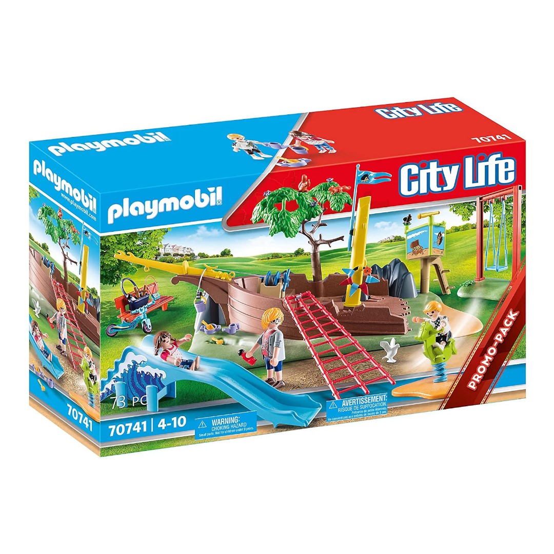 PLAYMOBIL City Life 70741 - Parco Giochi dei Pirati dai 4 Anni - DarSaGiocattoli