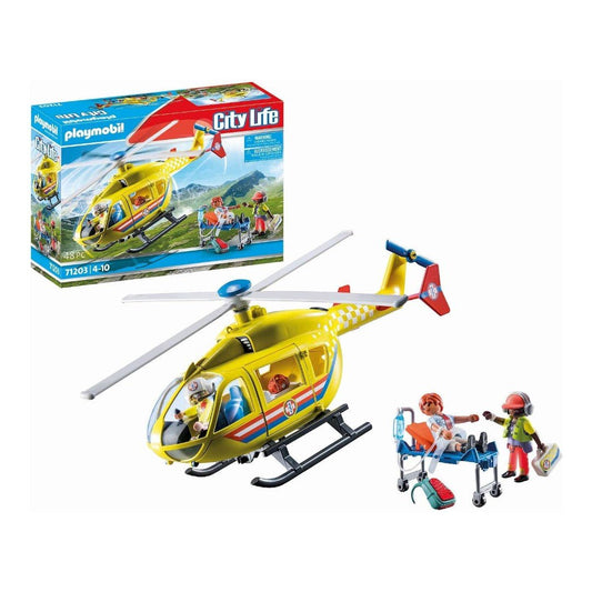 Playmobil City Life 71203 Elicottero di soccorso - 4008789712035 - DarSaGiocattoli