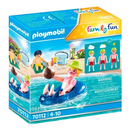 Playmobil Family Fun 70112 - Bagnante con canotto Galleggiante - 4008789701121 - DarSaGiocattoli