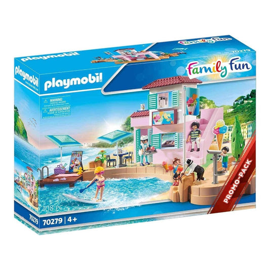 Playmobil Family Fun 70279 - Bar - Gelateria del Porto dai 4 Anni - DarSaGiocattoli