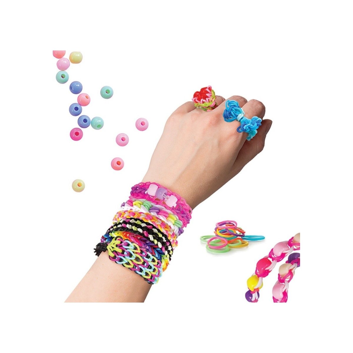 Plexi Flexi Love AS Company 4500 Elastici e 100 Accessori - 5203068255756 - DarSaGiocattoli