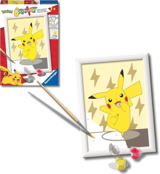Pokemon Creart Serie D Pikachu Gioco Creativo Ravensburger 25556 - 4005556255566 - DarSaGiocattoli