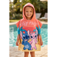 Poncho Disney Stitch e Angel In Microfibra 55x110 Sun City EZ18076 - 3609088342940 - DarSaGiocattoli