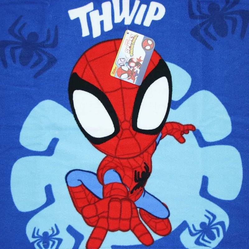Poncho Marvel Spidey In Microfibra 55x110 Sun City EZ18153 - 3609088342964 - DarSaGiocattoli