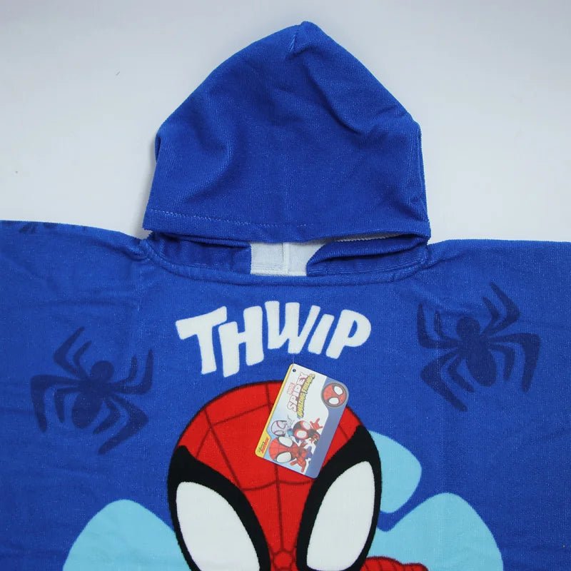 Poncho Marvel Spidey In Microfibra 55x110 Sun City EZ18153 - 3609088342964 - DarSaGiocattoli