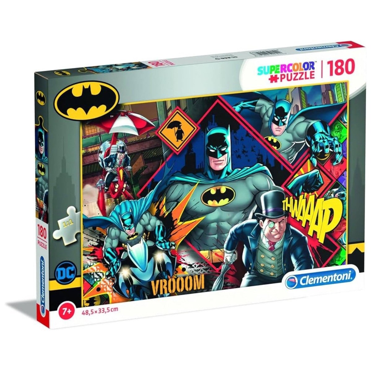 Puzzle 104 Pezzi Batman Clementoni 25708 Super Color - 8005125257089 - DarSaGiocattoli