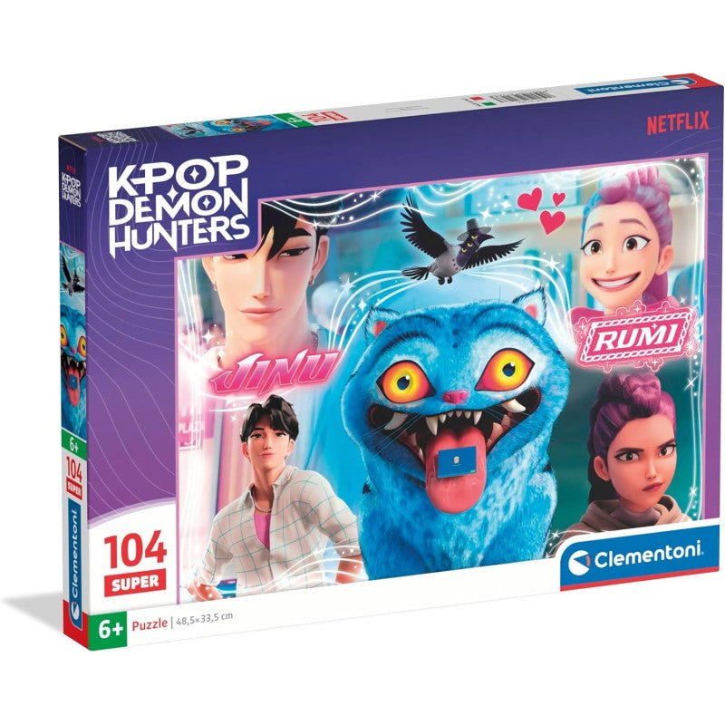 Puzzle 104 Pezzi Super K-Pop Demon Hunters 3 Clementoni 27243 - 8005125272433 - DarSaGiocattoli