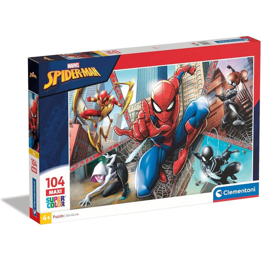 Puzzle 104 Pezzi Super Spider-Man Clementoni 25014 - 8005125250141 - DarSaGiocattoli