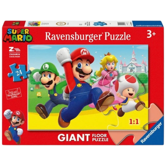 Puzzle 24 Pezzi Super Mario Giant Floor Ravensburger 12004325 - 4005555043256 - DarSaGiocattoli