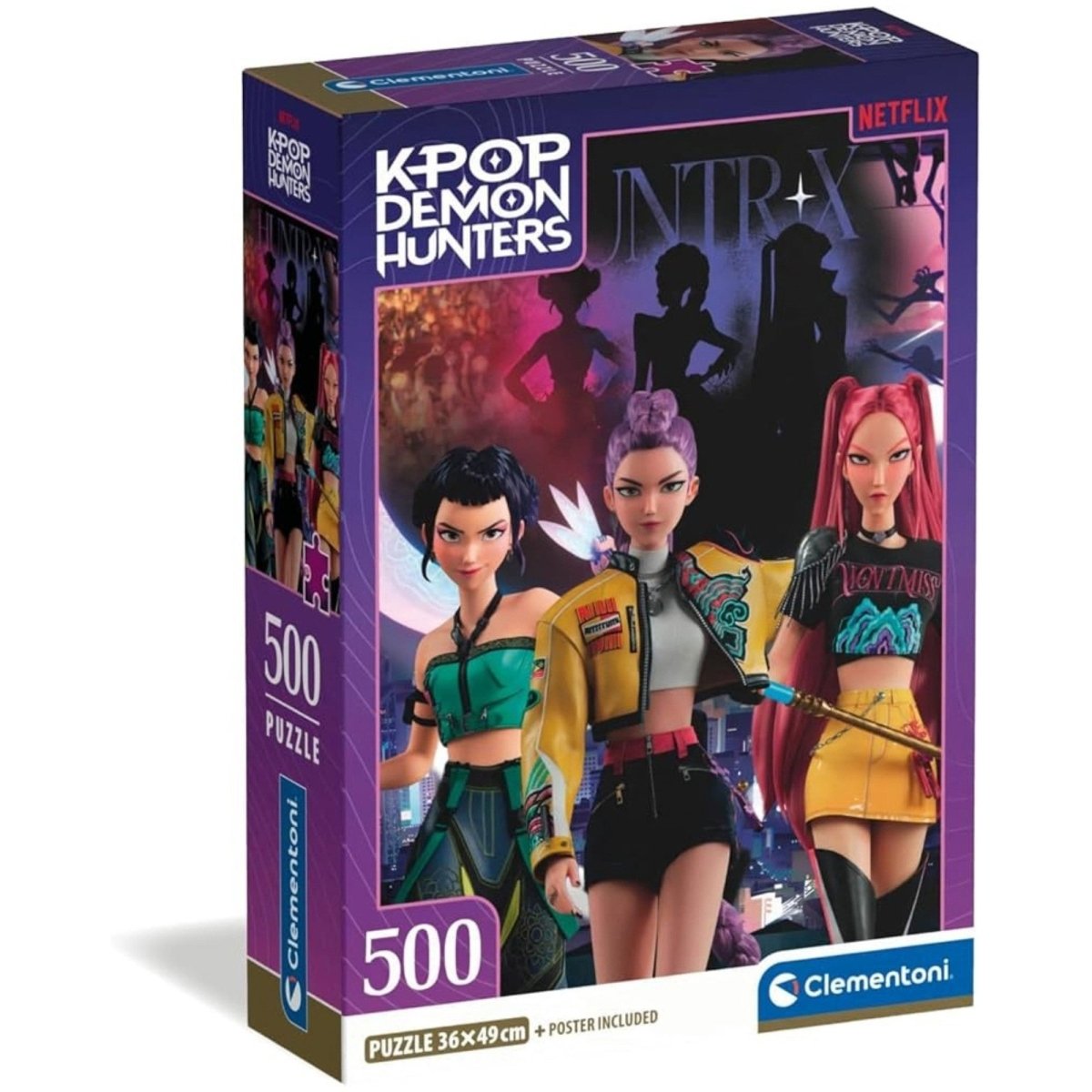 Puzzle 500 Pezzi K-Pop Demon Hunters 2 Clementoni 35626 - 8005125356263 - DarSaGiocattoli