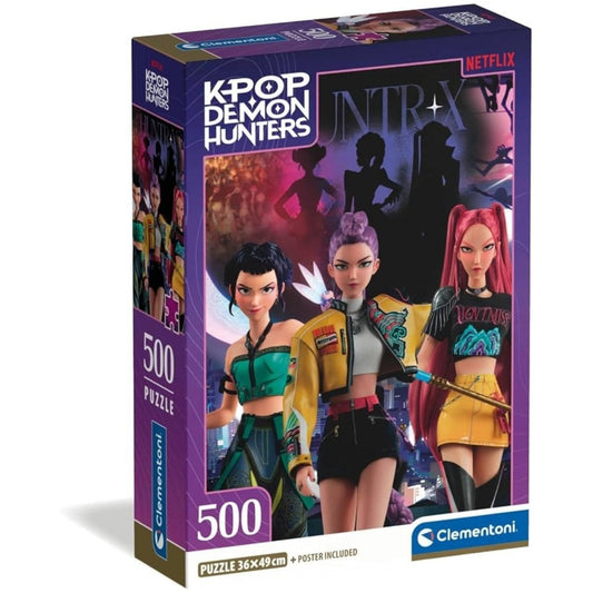 Puzzle 500 Pezzi K-Pop Demon Hunters 2 Clementoni 35626 - 8005125356263 - DarSaGiocattoli