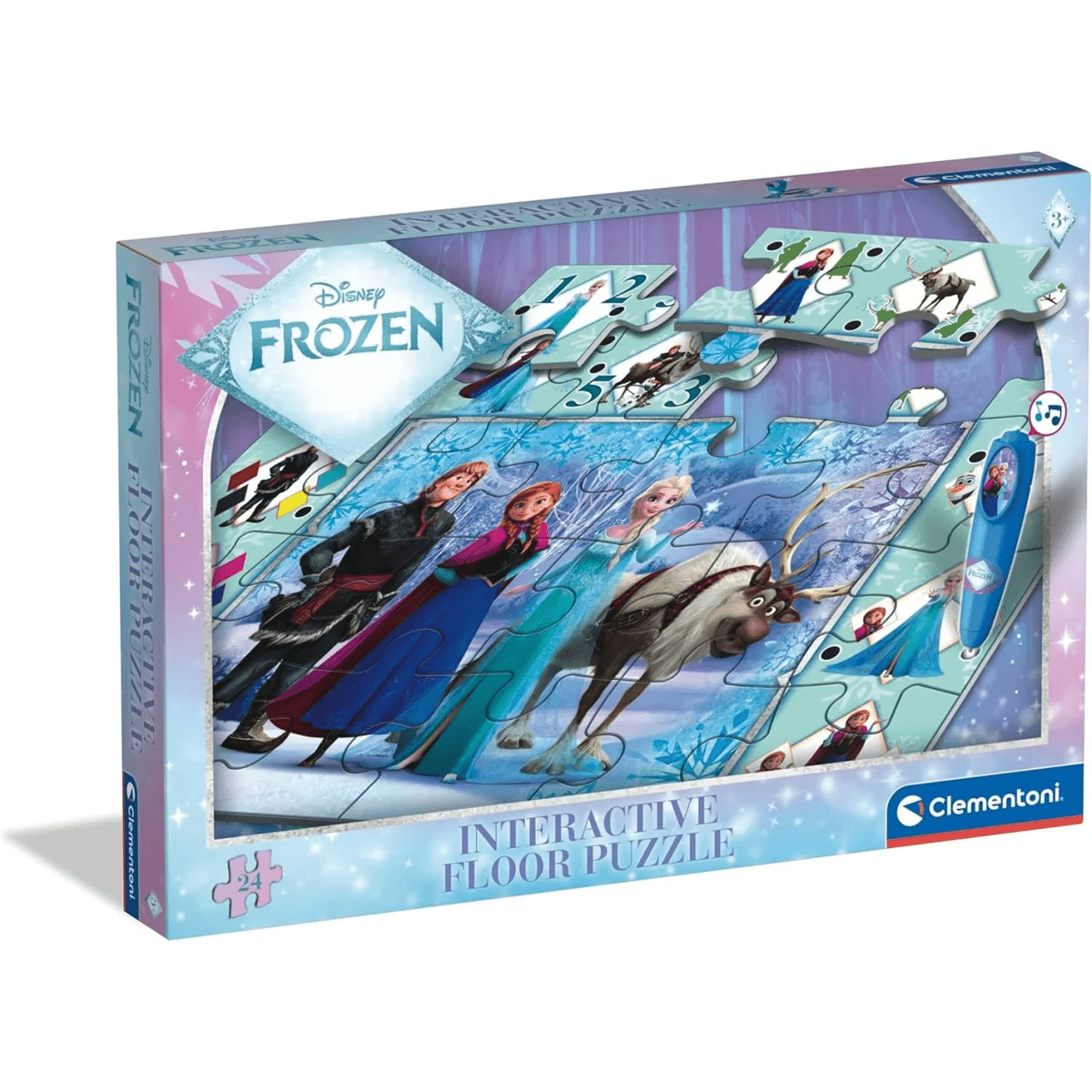 Puzzle Frozen Disney Interattivo Da Pavimento 24 Pezzi 62x42 Clementoni 16496 - 8005125164967 - DarSaGiocattoli
