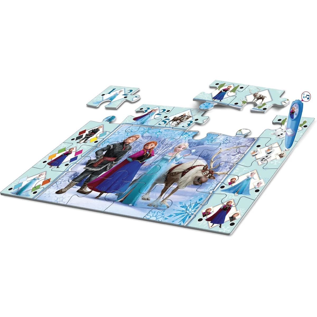 Puzzle Frozen Disney Interattivo Da Pavimento 24 Pezzi 62x42 Clementoni 16496 - 8005125164967 - DarSaGiocattoli