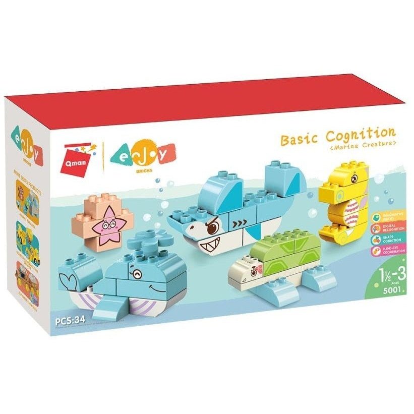 QMAN Costruzioni Creature Marine 5001 - 6955265613066 - DarSaGiocattoli