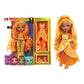 Rainbow High Meena Fleur-Bambola alla Moda Color Oro-Include 2 Abiti Mix & Match con Accessori 578284EUC - DarSaGiocattoli