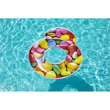 Salvagente Isola Confetti Ø117 cm Bestway 43186 - 6942138952230 - DarSaGiocattoli