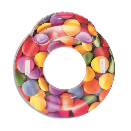 Salvagente Isola Confetti Ø117 cm Bestway 43186 - 6942138952230 - DarSaGiocattoli