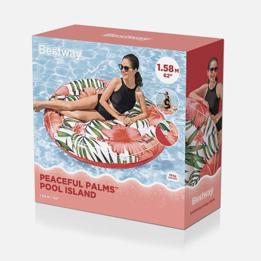 Salvagente Isola Gonfiabile Bestway Palms 157 cm Mare Piscina 43410 - 6942138982855 - DarSaGiocattoli