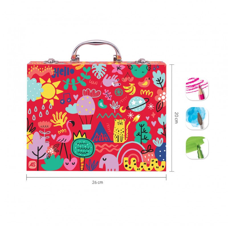 Scatola Colori Deluxe 50 Accessori AS Company 1038 - 82053 - 5203068820602 - DarSaGiocattoli