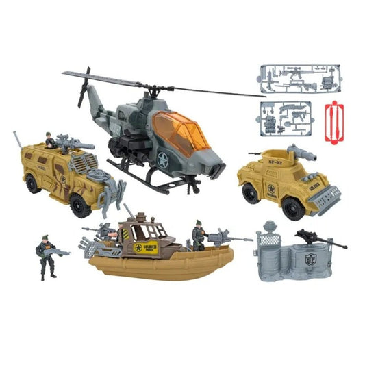 Set Mezzi Militari Con Accessori 3+ Anni Globo 39849 - 8014966398493 - DarSaGiocattoli