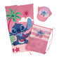 Set Regalo Mare Stitch Disney 3 Pezzi (Telo Mare - Cappello – Zaino) Ellepi WR6012 - 8059790709428 - DarSaGiocattoli
