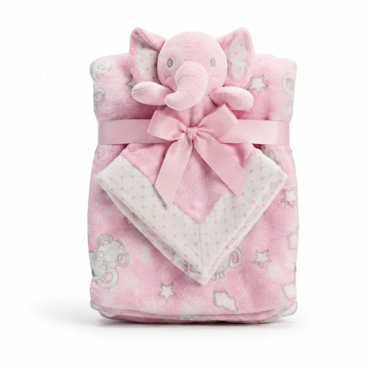Set Regalo Neonato I Batuffolini B569 Morbido Doudou e Copertina Culla 75x90 - 8052211330607 - DarSaGiocattoli