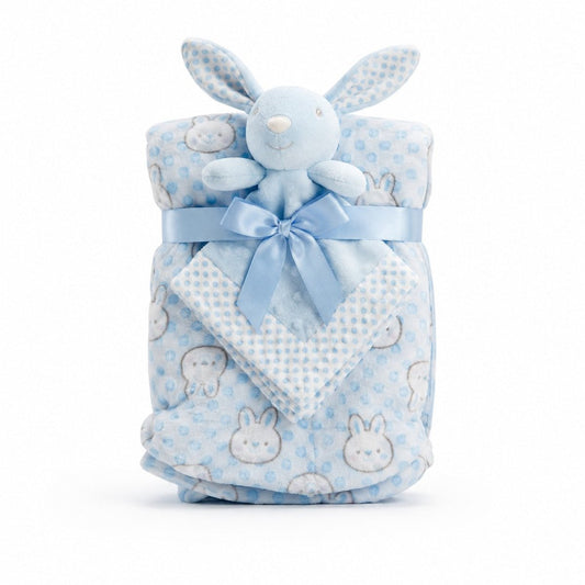 Set Regalo Neonato I Batuffolini B569 Morbido Doudou e Copertina Culla 75x90 - 8052211330607 - DarSaGiocattoli