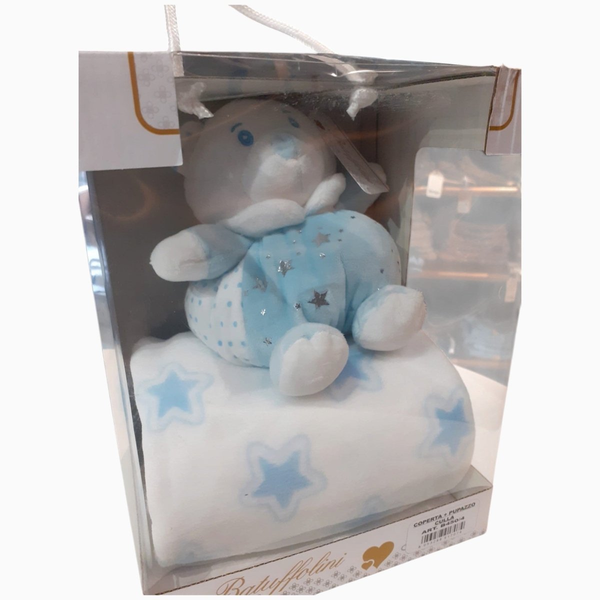 Set Regalo Peluche Con Copertina Culla Batuffolini B450 - 8053288917074 - DarSaGiocattoli