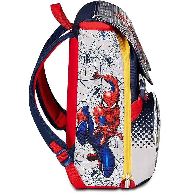 SEVEN Zaino Scuola Estensibile DISNEY SPIDER - MAN WEBBED WONDER 202902401 - 550 - 8055714154596 - DarSaGiocattoli